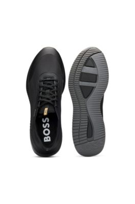 TTNM EVO trainers with ridged outsole, Black