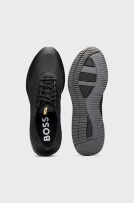 TTNM EVO trainers with ridged outsole, Black