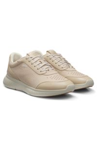 Gary trainers with leather uppers, Beige