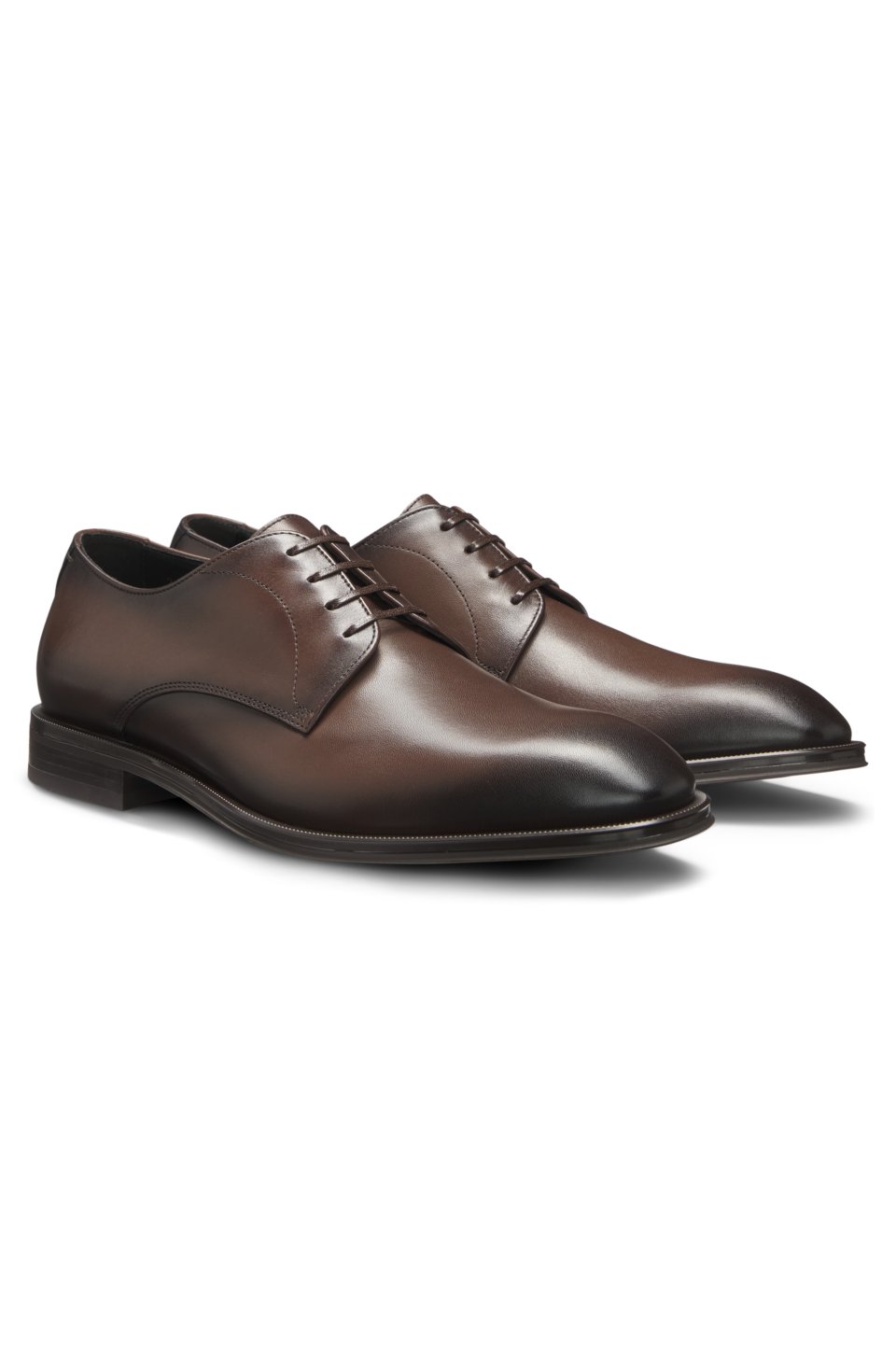 Leather Derby shoes