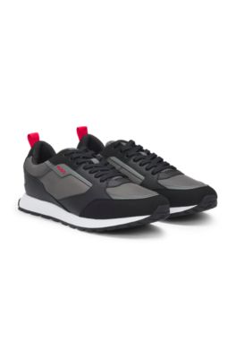 スニーカー HUGO Mixed-material trainers with monogrammed uppers HUGO - Mixed-material trainers with monogrammed uppers and
