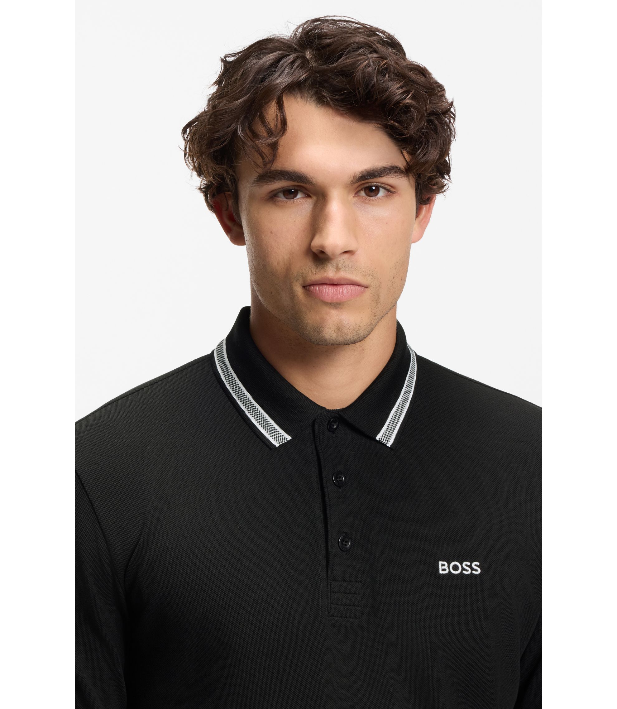 ＜新品未使用＞BOSS コントラストカラー ポロシャツ hbeu50536609_001_340?wid=1980&