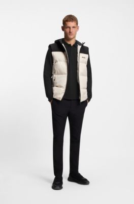 Long-sleeved cotton piqu&eacute; polo shirt, Black