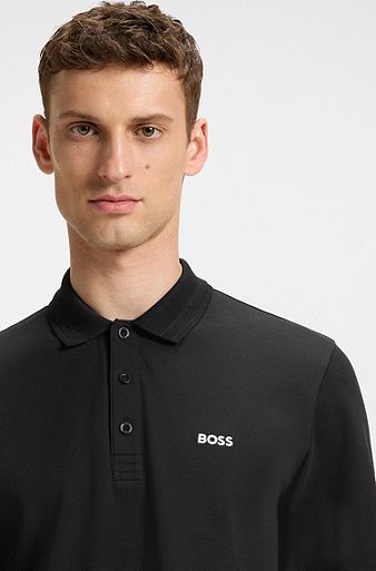 メンズロングスリーブポロシャツ | HUGO BOSS メンズロングスリーブポロシャツ | HUGO BOSS