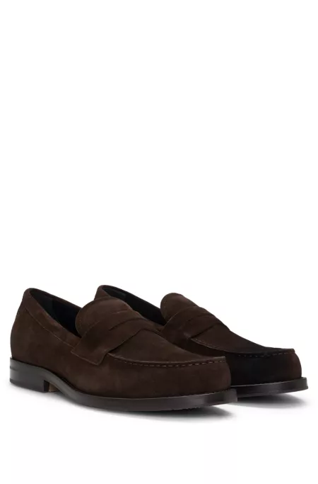 Dressletic penny loafers in suede