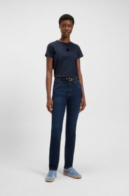 Sneakers van su&egrave;de met rubberzool, Blauw