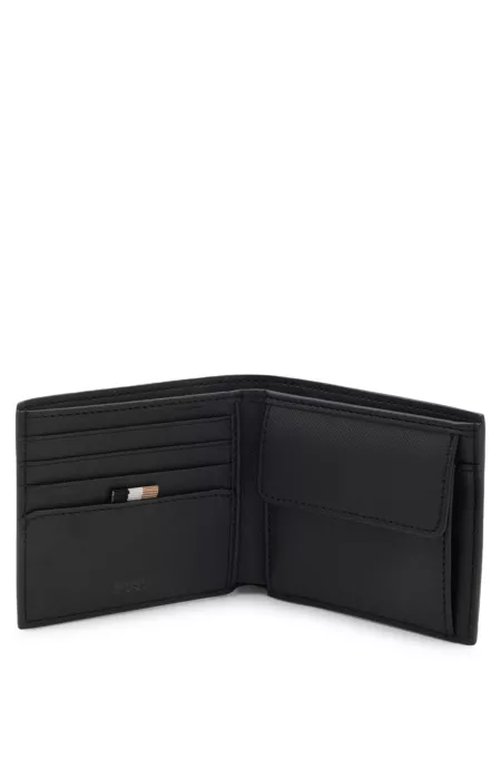 Bifold wallet with signature details