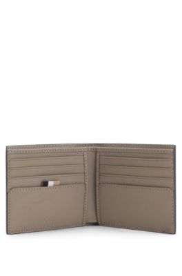 Billfold wallet with foil-embossed logo, Dark Blue