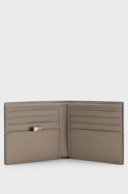 Billfold wallet with foil-embossed logo, Dark Blue
