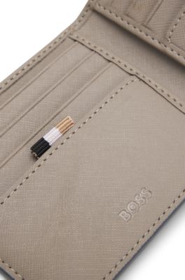 Billfold wallet with foil-embossed logo, Dark Blue