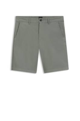 Slim-fit shorts in stretch-cotton twill 1