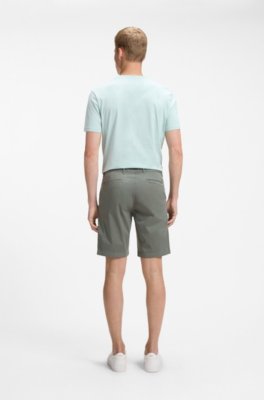 Boss Slim-fit shorts in stretch-cotton twill herr – bild 2