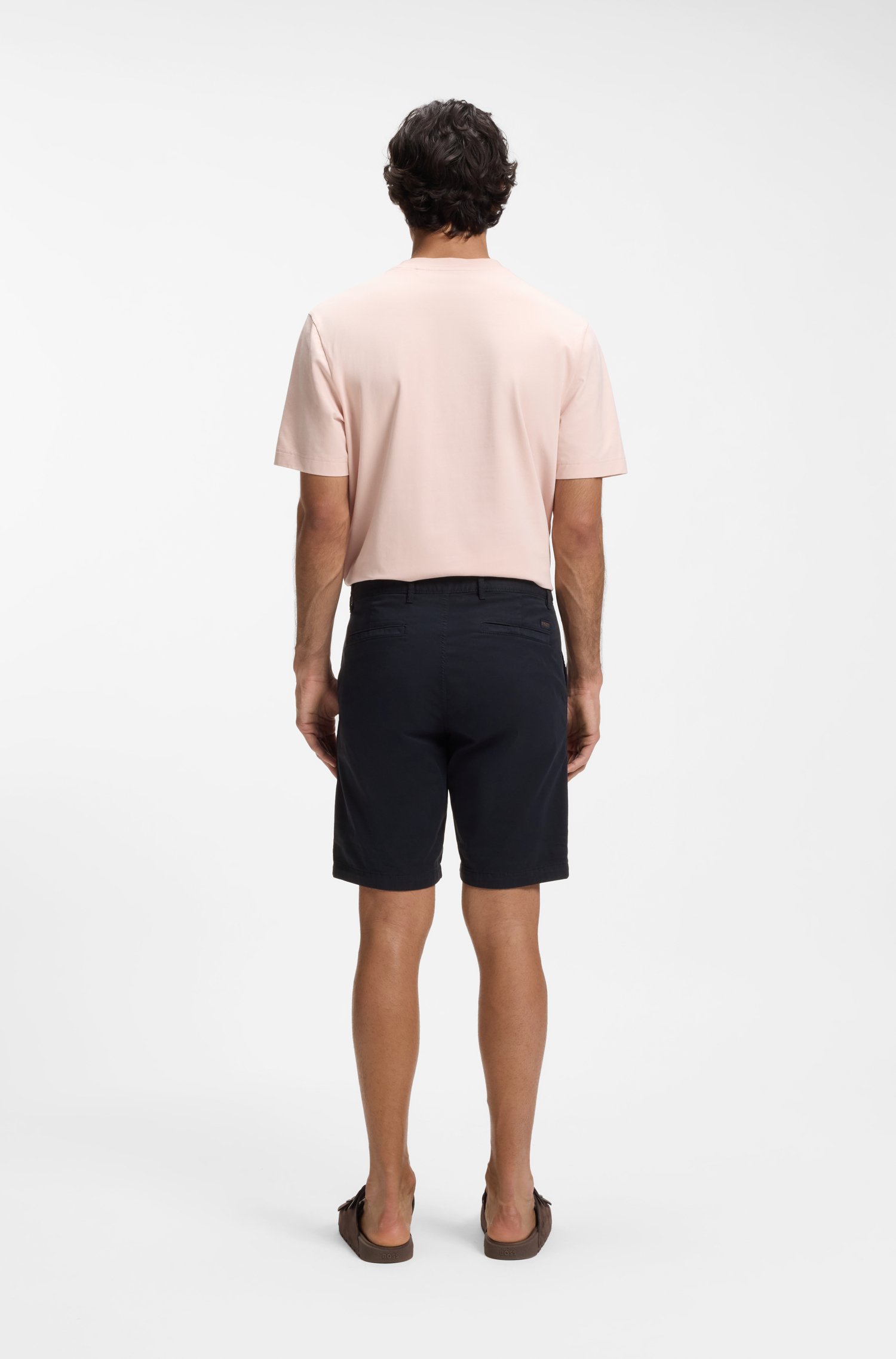 Boss Slim-fit shorts in stretch-cotton twill herr – bild 2