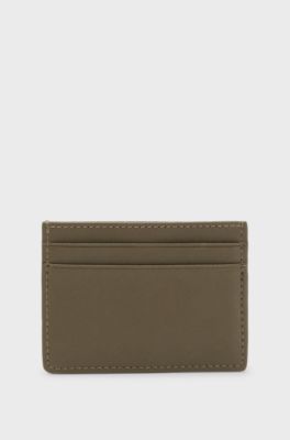 Card holder with foil-embossed logo, Light Green