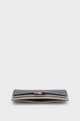 Card holder with foil-embossed logo, Dark Blue