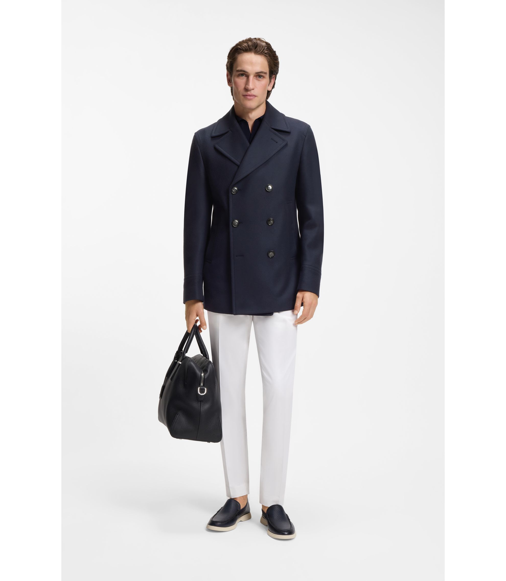 Boss menswear ダブルブレスト ショートコート HUGO BOSS - BOSS 