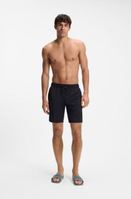 Italian-made slides with large logo detail, Grey