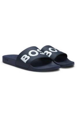 Italian-made slides with large logo detail 1