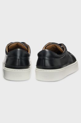 Gary leather trainers, Black