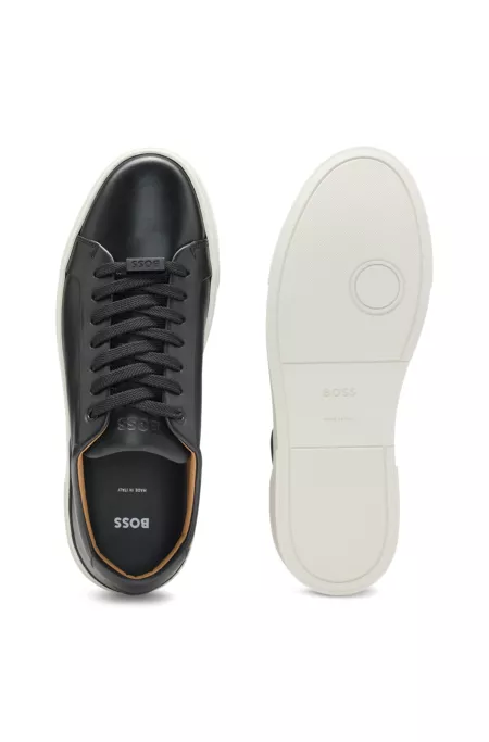Gary trainers with leather uppers