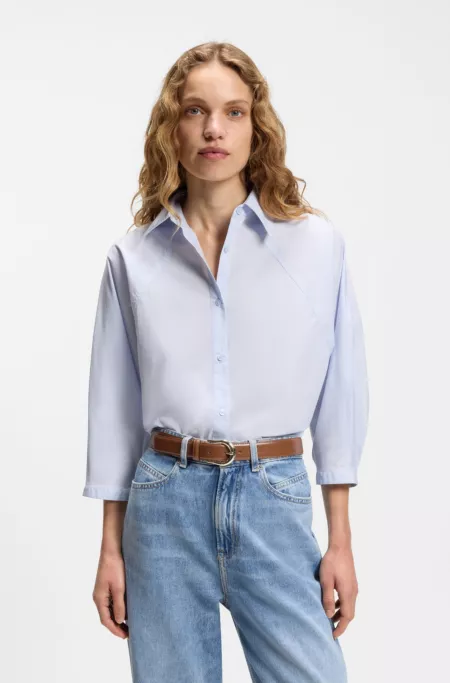 Ceinture en cuir italien avec boucle dorée