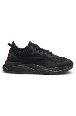 Hugo Logo-counter trainers with canvas-effect fabric låga sneakers herr – bild 2