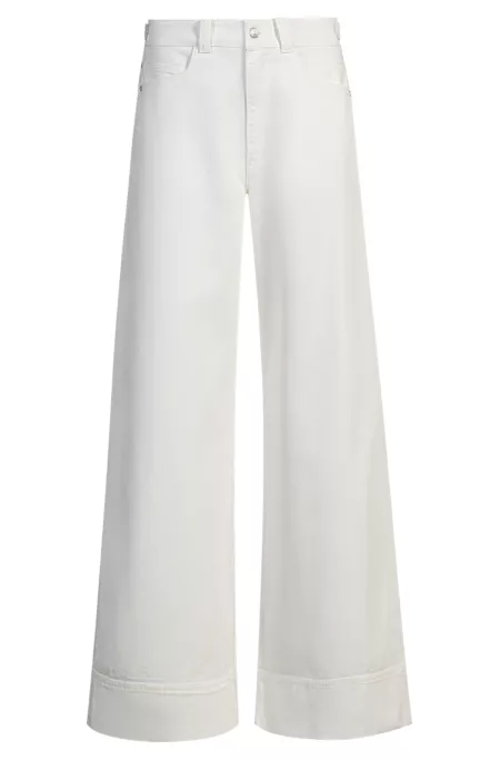 Relaxed-fit trousers in cotton twill