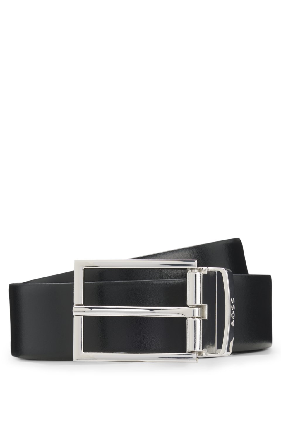Reversible Italian-leather belt