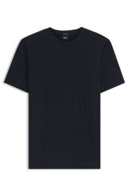 Tシャツ・カットソー Hugo Boss SS25 T-SHIRT IN COTONE (50509277 10241556100) HUGO - Relaxed-fit T-shirt in cotton with embroidered logo