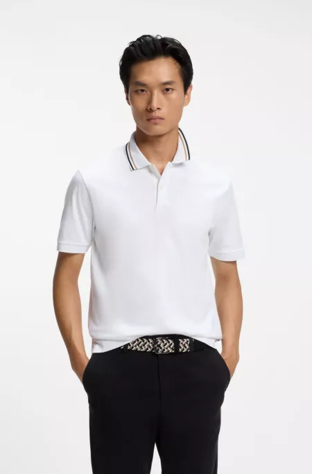 Ceinture tissée avec finitions en cuir