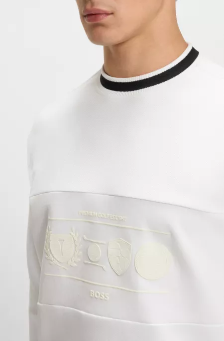 Relaxed-fit sweatshirt with golf artwork
