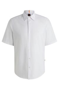 Regular-fit shirt in Oxford cotton, White