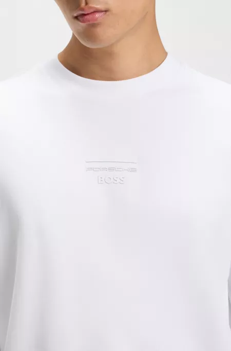 Porsche x BOSS relaxed-fit sweatshirt with special branding