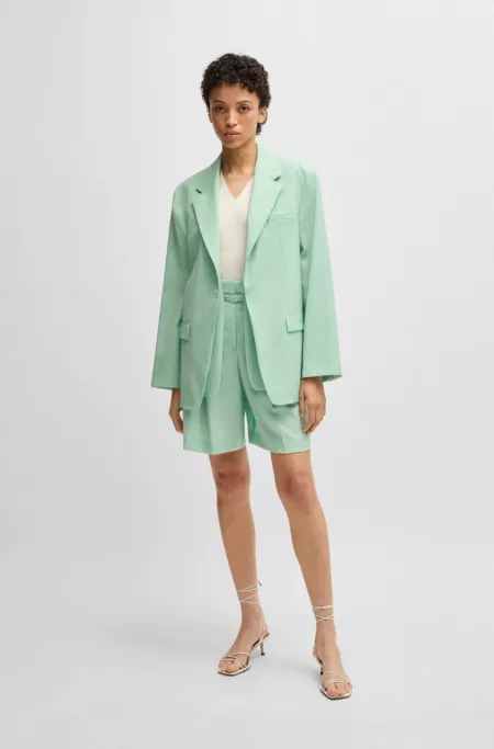 Blazer Oversize en laine vierge