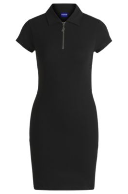 Hugo Boss■Bodycon dress■スリムフィット HUGO - Bodycon dress with thick straps - Black