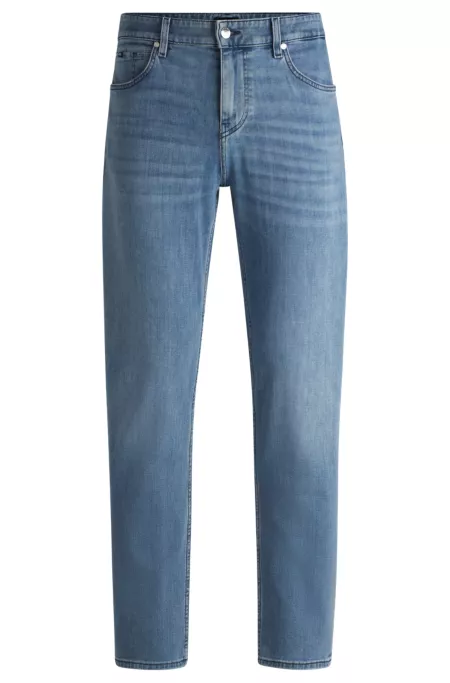 Maine regular-fit jeans in super-soft blue denim