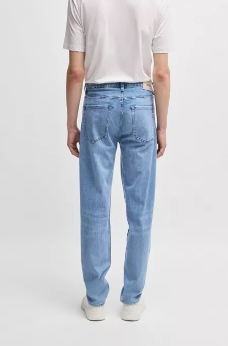 Maine regular-fit jeans in super-soft blue denim