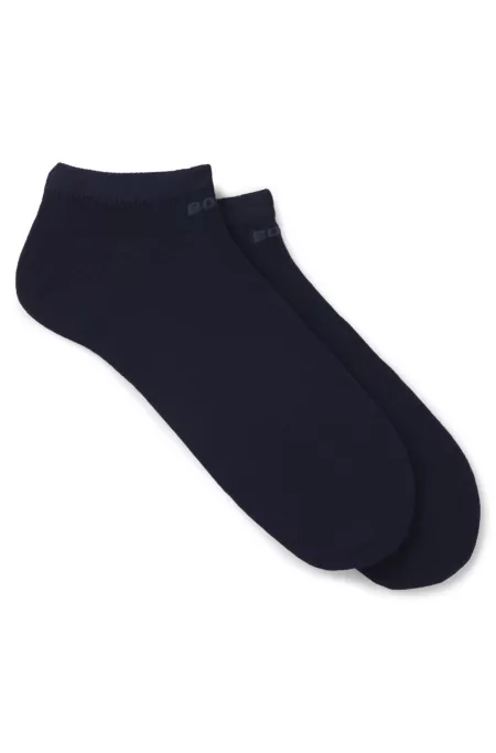 Two-pack of ankle socks in performance fabric