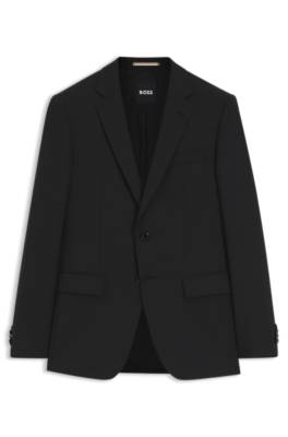 Slim-fit suit jacket in virgin wool 1