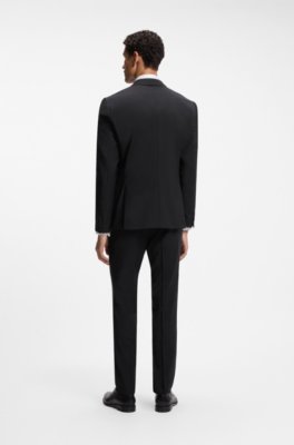 Boss Slim-fit suit jacket in virgin wool kavajer herr – bild 2