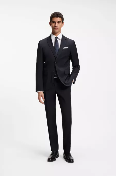 Slim-Fit Sakko aus Schurwolle