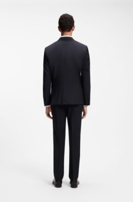 Boss Slim-fit suit jacket in virgin wool kavajer herr – bild 2