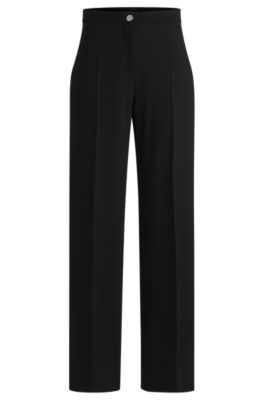 푼토 밀라노 저지 레귤러 핏 팬츠, 블랙