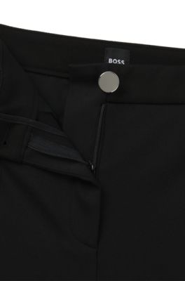 푼토 밀라노 저지 레귤러 핏 팬츠, 블랙