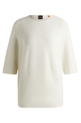 Pull sans coutures en maille structurée