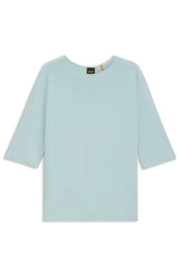 S&ouml;ml&ouml;s strukturstickad tr&ouml;ja, Ljusbl&aring;