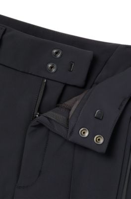 BOSS Ski water-repellent trousers with snow guard, Black