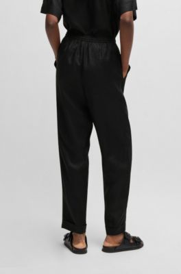 라미 레귤러 핏 팬츠, 블랙