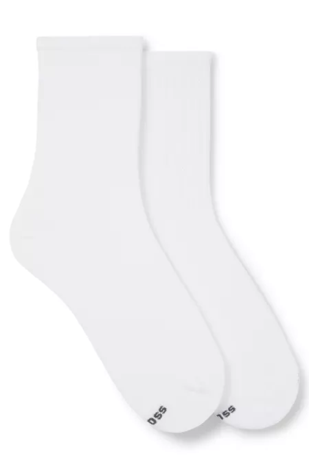 Two-pack of short-length socks