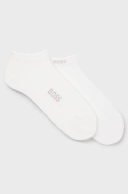 2-pack strumpor i en bambublandning, Vit